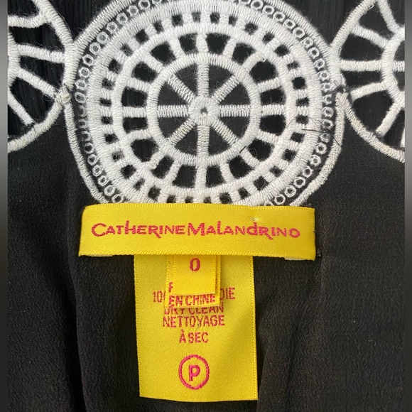 Catherine Malandrino SILK dress Sz 0 - Picture 6 of 6